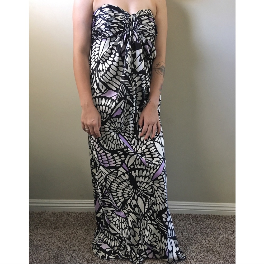 Laundry by Shelli Segal 100% Silk Maxi Dre…